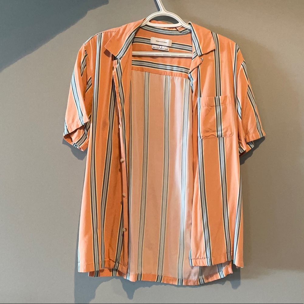 Summery Urban Outfitters Button Up T Shirt